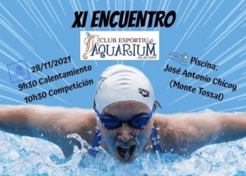 Unos 200 nadadores participarán en el XI Encuentro de Natación Adaptada «Aquarium Alacant»