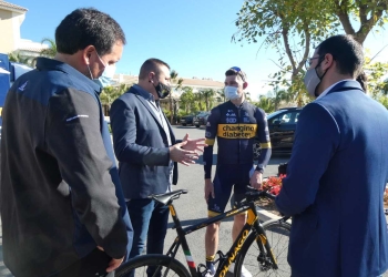El equipo ciclista Novo Nordisk se concentra en La Nucía