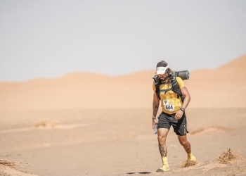 El atleta oriolano Juanmi participó en la exigente Marathon des Sables
