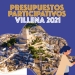 Villena inicia la última fase de votación de propuestas para los Presupuestos Participativos