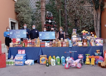 La plantilla de Aguas de Alicante se implica con los más vulnerables a través de la iniciativa “Gotas Solidarias”