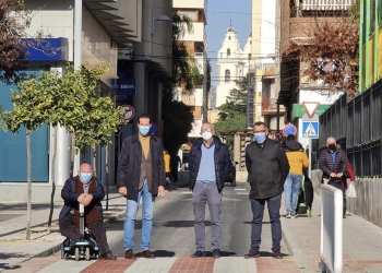 Elda finaliza los trabajos de renovación de la calle Cervantes