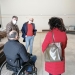 El equipo de Gobierno visita las instalaciones del Centro de Empleo Integrados para la construcción de mobiliario urbano con plástico reciclado
