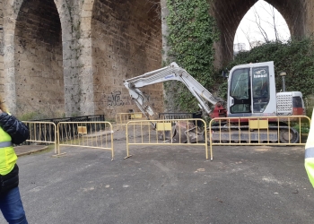 Todo listo para el inicio de las obras de la pasarela ciclopeatonal bajo el puente de Cervantes