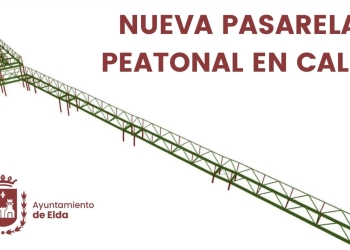 Elda construirá una pasarela peatonal en las escaleras de Caliu