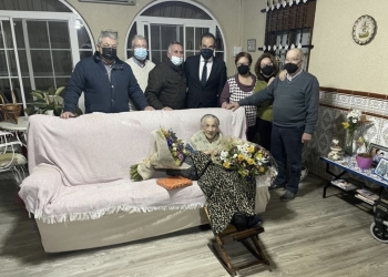 María González, madrina de las Fiestas de La Florida, cumple 107 años