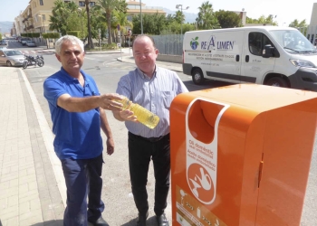 La Nucía recicló un 6,5% más de papel-cartón y un 9,5% de aceite de cocina