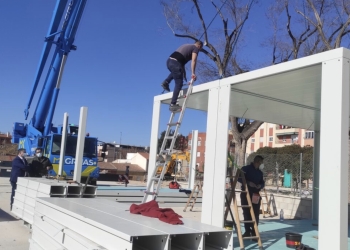 El CEIP Príncipe Don Juan Manuel comienza la instalación de aulas prefabricadas