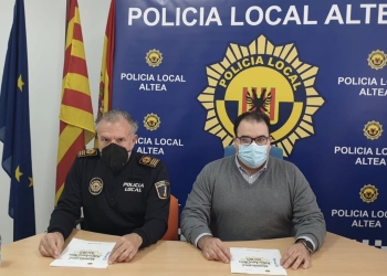 La Policía Local de Altea atiende más de 5.500 avisos durante 2021