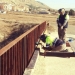Villena termina las obras de seguridad y repintado en el puente del Camino de la Hoya
