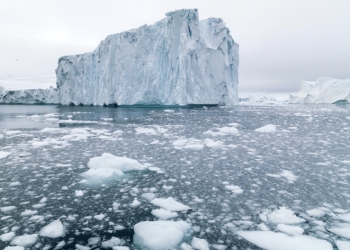 Mínimo histórico de hielo marino en la Antártida