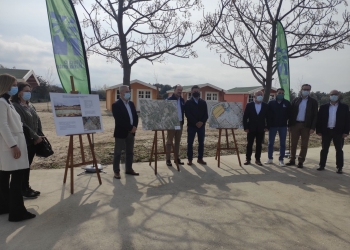 Orihuela presenta el proyecto de ejecución de un estanque de riego junto a los Huertos Urbanos