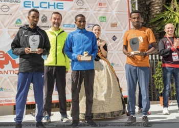 Los atletas etíopes dominan el podio de la clasificación general masculina de la 49 Media Maratón Internacional Ciudad de Elche