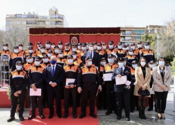 Alicante reconoce la labor de los voluntarios de Protección Civil en la pandemia