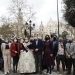 Una representación institucional ilicitana encabezada por el alcalde asiste a la mascletà de las Fallas de València