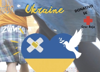 El domingo 27 de marzo se celebrará una masterclass de Zumba a beneficio las víctimas de la invasión de Ucrania