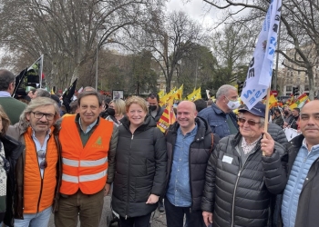 La Diputación apoya en Madrid la manifestación en defensa del mundo rural
