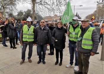Orihuela estuvo presente en la manifestación a nivel nacional para la defensa del sector agrícola