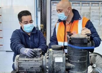 Aguas de Alicante incorpora a la primera estudiante de FP Dual en la estación depuradora Rincón de León