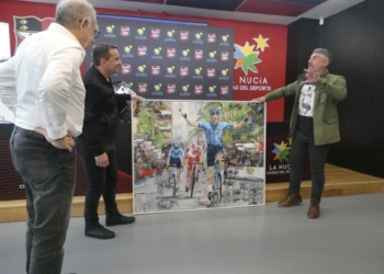 Un cuadro inmortaliza la victoria de Omar Fraile en el Nacional de La Nucía