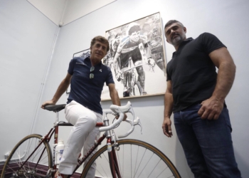 «No quiero ser el pintor del deporte, quiero ser el pintor del ciclismo»