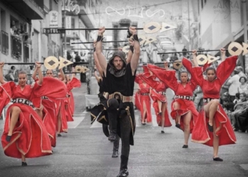 Boato y color en los Moros y Cristianos de San Blas.