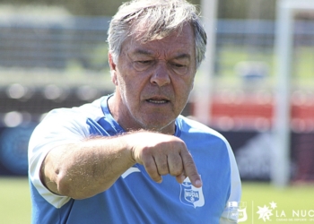 César Ferrando durante un entrenamiento.