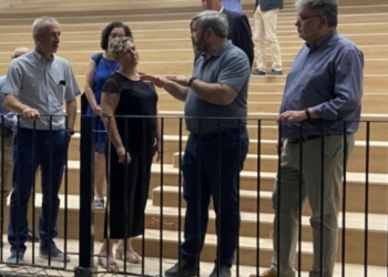 La consellera de Cultura y el alcalde de Crevillent visitan los avances del Teatro Chapí