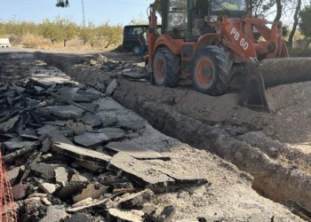 Las obras de mejora de la carretera Villena – Salinas avanzan positivamente