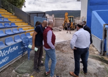 Se reinician las obras de mejora en el campo municipal del Collao