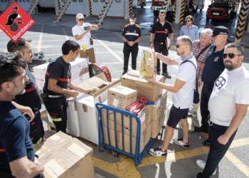 El Consorcio de Bomberos de la Diputación realiza un nuevo envío de equipamiento de emergencias a Ucrania