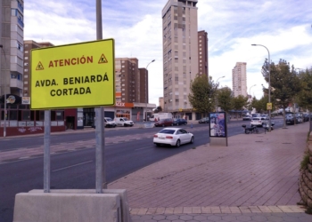 Alivio y sorpresa tras el cierre de la principal entrada de Benidorm