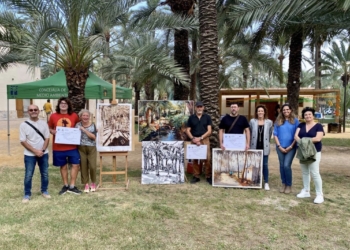 Blai Tomás Ibáñez gana el I Concurso Internacional de Pintura ‘Palmeral de Orihuela’