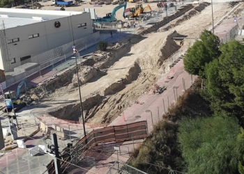 Benidorm confía en terminar esta semana los trabajos nocturnos en la obra de Beniardá