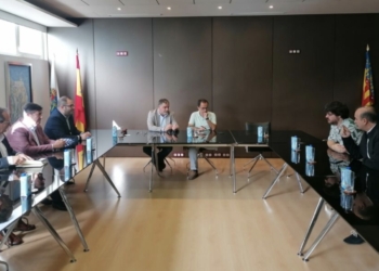 Villena expone el potencial del Puerto Seco ante el presidente de la Autoridad Portuaria de Alicante