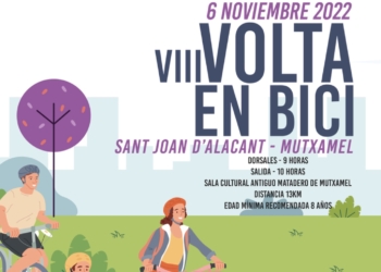 La VIII Volta en Bici unirá Mutxamel y Sant Joan el domingo 6 de noviembre