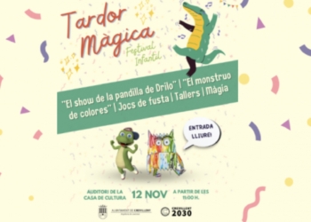 Juventud organiza el festival infantil Otoño Mágico con los espectáculos de “Drilo el Cocodrilo” y El monstruo de colores”