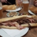 El bocadillo de carne de caballo es muy común en los tradicionales almuerzos