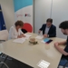 La consellera de Innovación y el alcalde de Villena en la firma del convenio de adhesión a Distrito Digital.