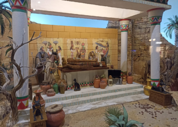 Huida a Egipto en la plaza de la Montañeta.