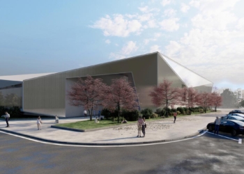 Recreación del futuro pabellón Vicente Crespo presentada por el estudio de arquitectura