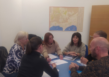 Reunión de los profesionales del SASEM en la Concejalía de Bienestar Social.