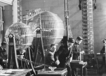 Sorteo de la Lotería Nacional de Navidad en los años 50