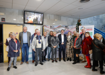 Todas las asociaciones del municipio participaron en el acto.