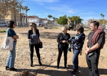 Arrancan las obras en la avenida Salamanca de Santa Pola