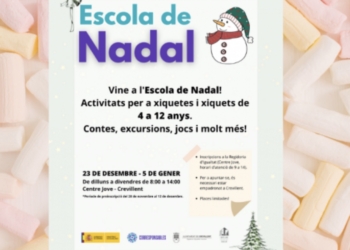 La Escuela de Navidad lleva juegos y actividades durante las vacaciones a las niñas y niños de Crevillent