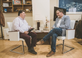 Despacho de alcaldía donde Fulgencio Cerdán, alcalde de Villena, fue entrevistado por nuestro director, Ángel Fernández | Fotos: Salva González