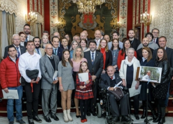 José de la Casa, Javier Cabo y Pedro Ferrándiz, Hijos Predilectos de Alicante