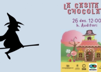 La bruja de Hansel y Gretel aterriza en el auditorio de la Casa de Cultura con la obra “La casita de chocolate”