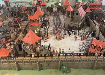 Las exposiciones de Playmobil son capaces de recrear cualquier época.